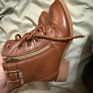 Wonder Nation Brown Kids Boots